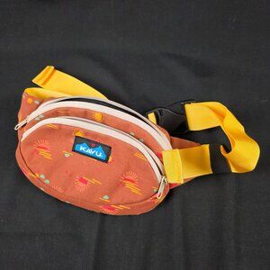 KAVU Spectator Belt Bag Sunset Crossbody Waist Pack EUC